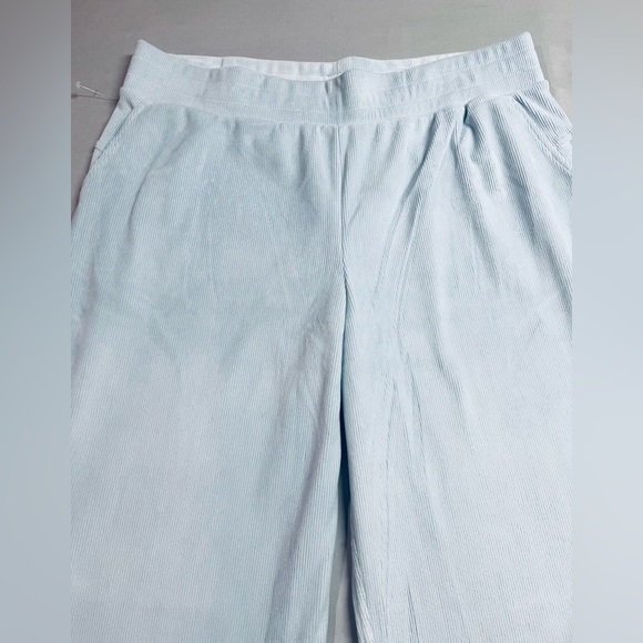 Mondetta Women's Corduroy Wide Leg Light Blue Pants NWOT - Picture 4 of 5